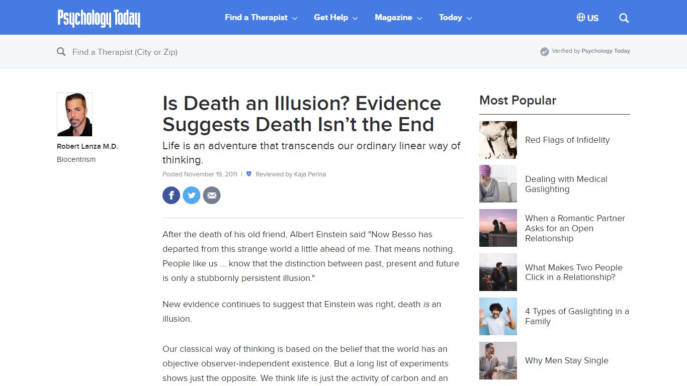 Is Death an Illusion? Evidence Suggests Death Isn’t the End